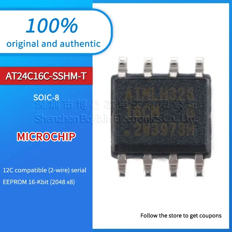 Brand new original genuine AT24C16C-SSHM-T SOIC-8