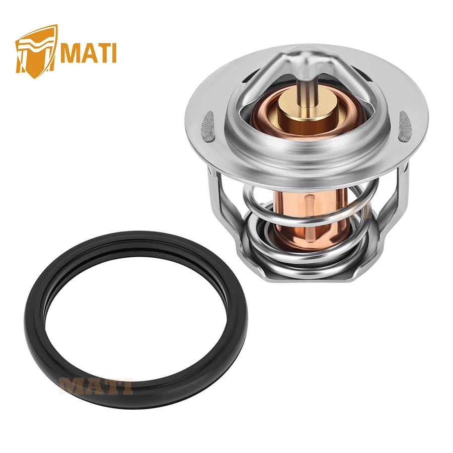 Thermostat With O-Ring For Suzuki V-Strom Boulevard Burgman 90 109 650 1000 1050 2003-2024 O.E.M# 17670-06G51 17670-06G50