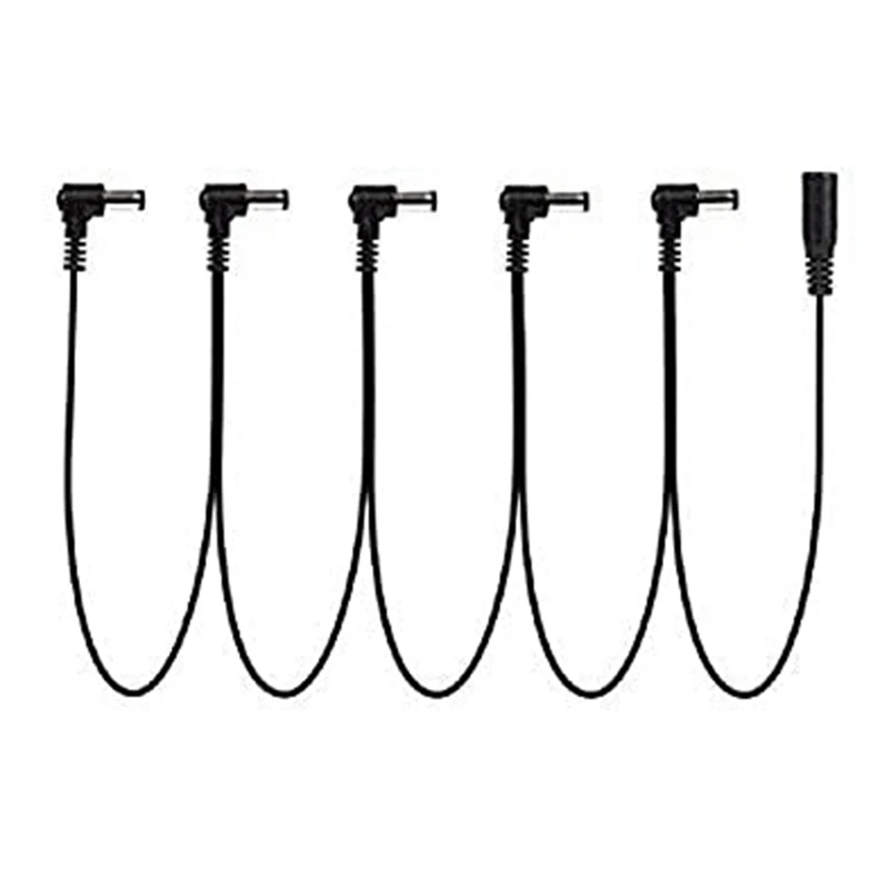 ديزي سلسلة كابل 1 إلى 5 طرق تأثير الغيتار دواسة ملحق 9 فولت تيار مستمر قابس مهايئ سلك الطاقة سهلة الاستخدام