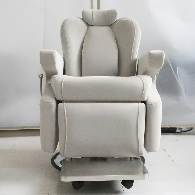 

-Newest Hot Selling Electric Inverted Barber Chair Can Be Customized Color Stainless Steel Chassis High Load Bearing