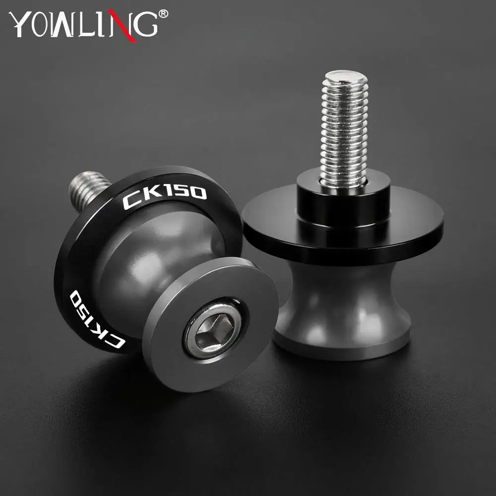 

For KYMCO CK150 CK 150 2019 2020 2021 2022 2023 M10 Motorcycle Accessories CNC Aluminum Swingarm Spools Slider Rear Stand Screws