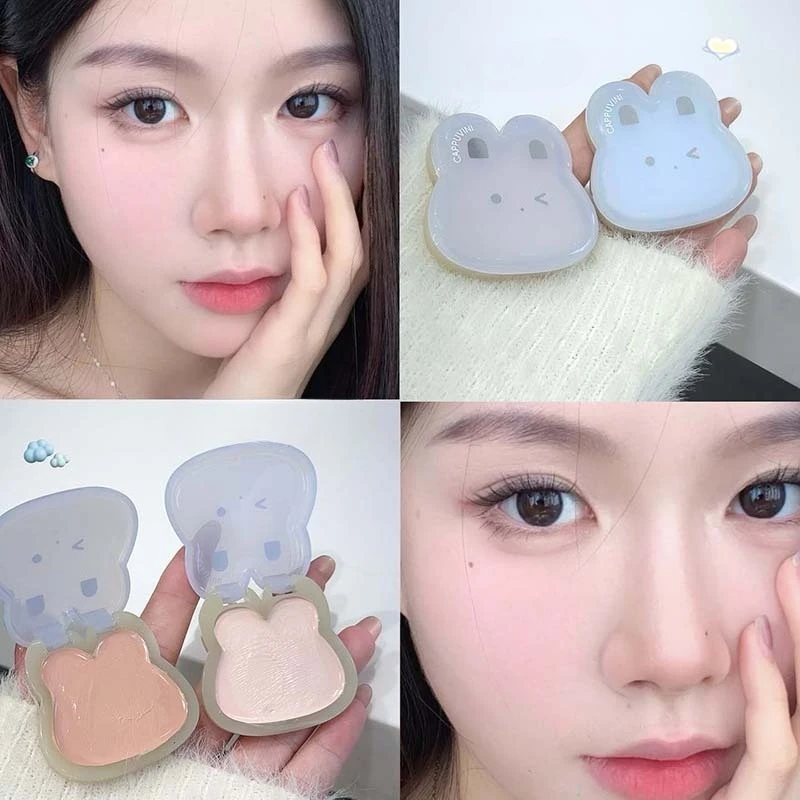 الأرنب شير Waterlight متعدد عصا ماتي المخملية أحمر الخدود بلسم 3 في 1 ماكياج لطيف للخدود الشفاه عيون المحمولة للفتيات النساء #3