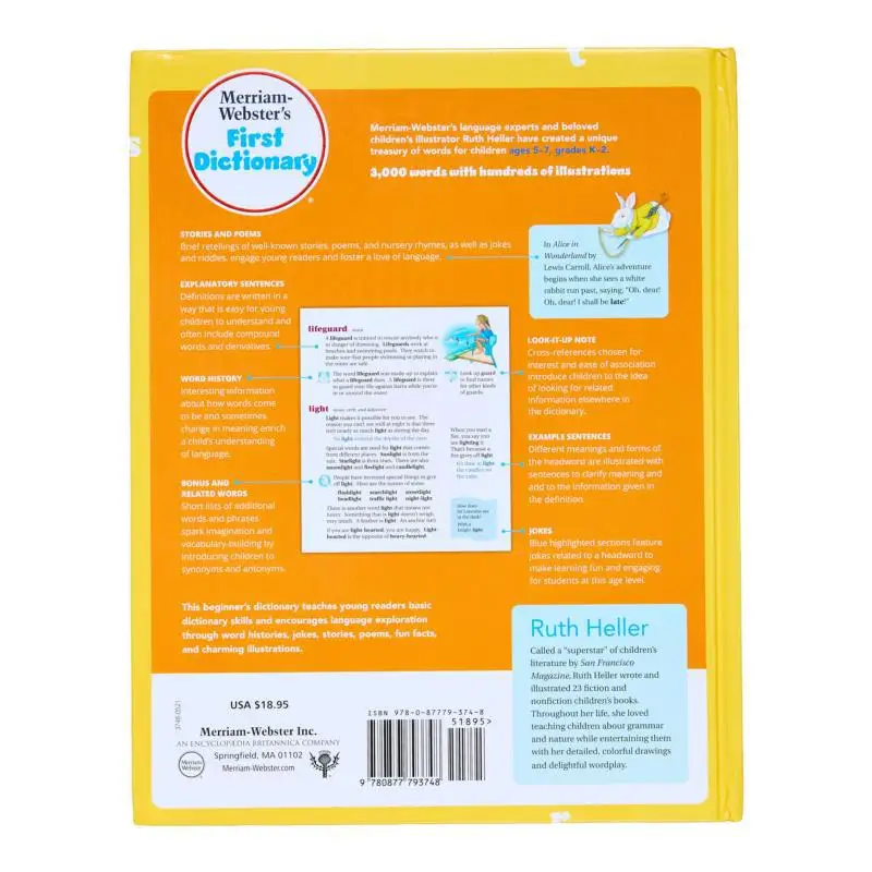 MerriamWebsters القاموس الأول MerriamWebster MerriamWebster 9780877793748 كتاب #2