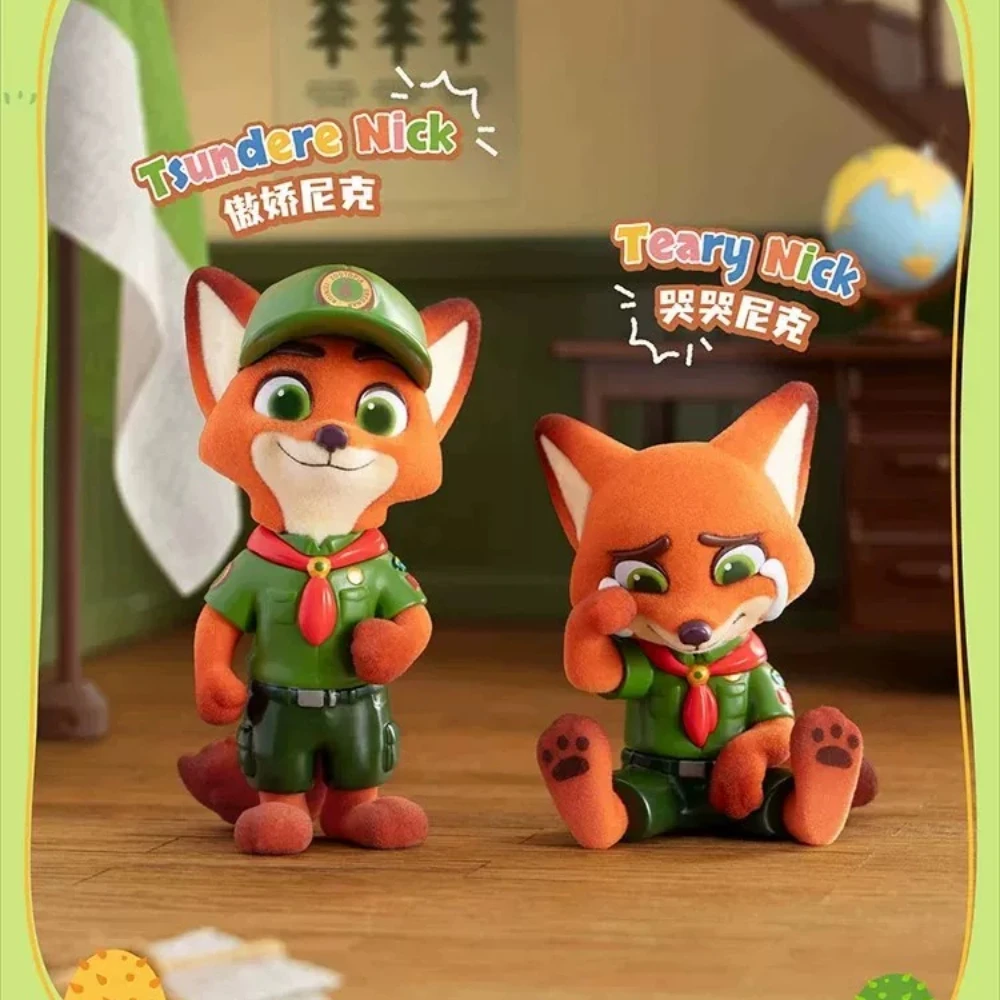 

TOPTOY Disney's Zootopia Childhood Photo Gallery Series Pop Culture Toys Blind Box Related Figurines Doll Ornaments Toy gift