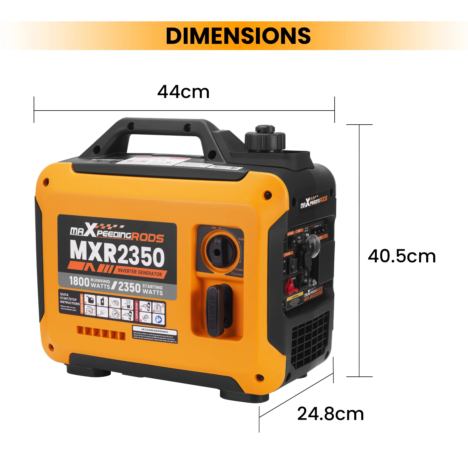 Inverter Generator 2KW Max 1.8KW Gasoline Generators Portable Silence