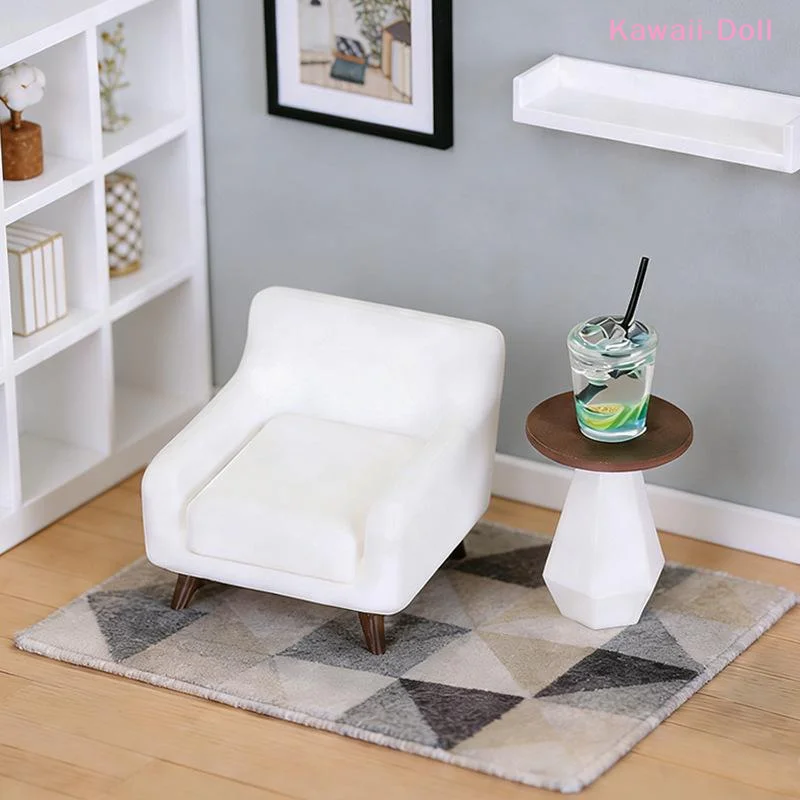 [DO]3/4Pcs Dollhouse Miniature Table Sofa Juice Mini Model Decorative Scene DIY Handmade Coffee Cup Ornament Accessories[DO]