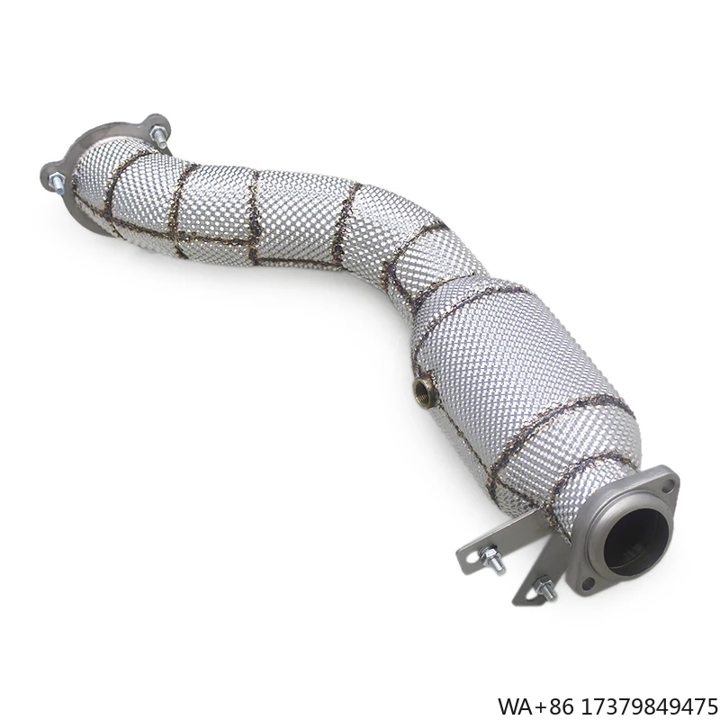 

YD Stainless Steel Exhasut Pipe for Benz E250 E300 2.0T W213 2015- Catted Heat Shield Exhaust Pipe Escape Car Exhaust System