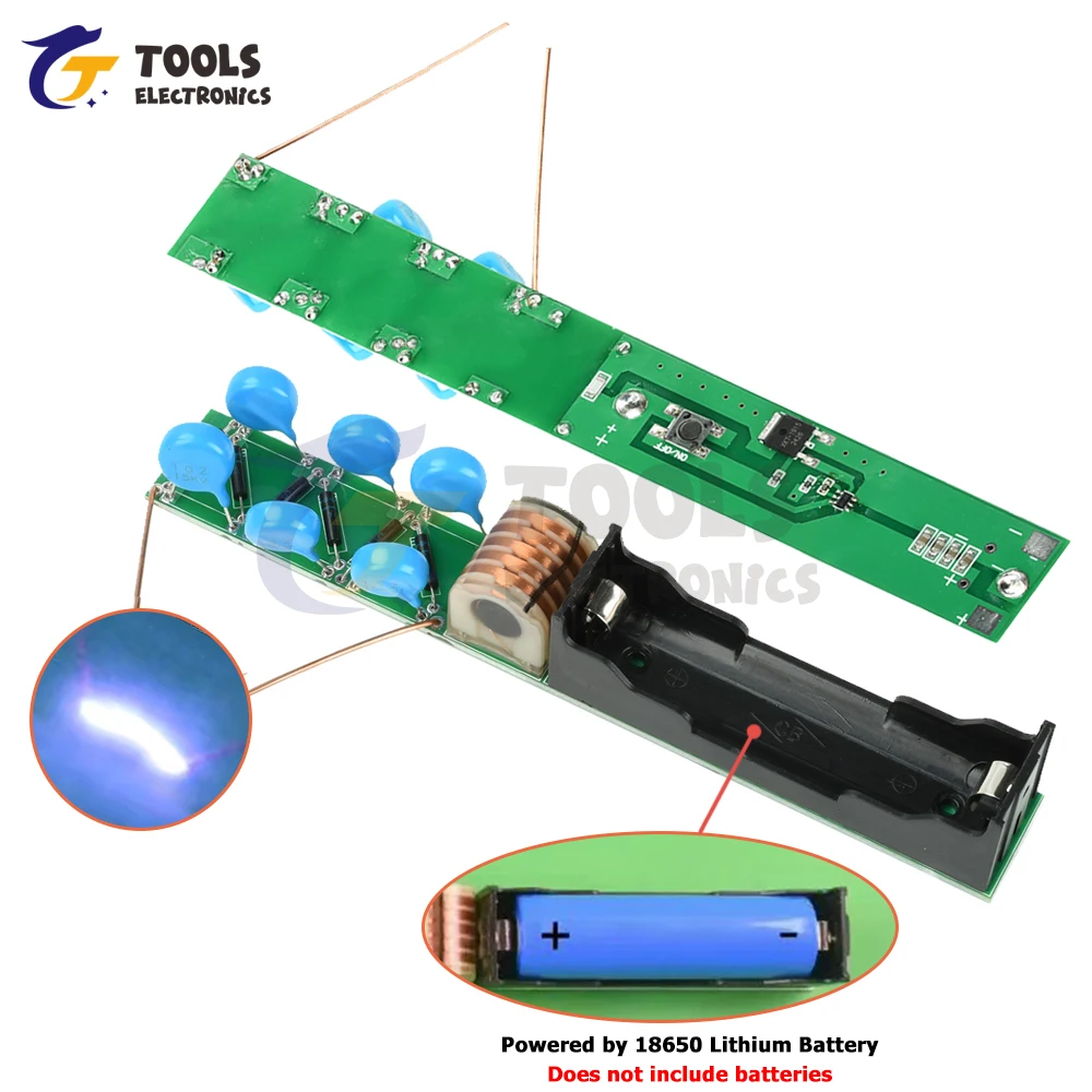 

DC 3.7V to 20KV High-Voltage Module DC to DC Step Up Boost Converter Boost Ignitor Coil Pulse arc Generator -