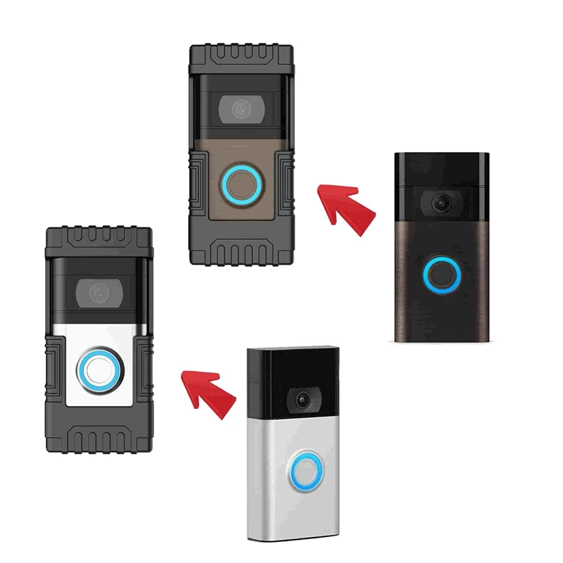Timbre de puerta de vídeo antirrobo JAJA para timbre de vídeo de anillo 1/2/3/3 Plus/4/2020 lanzamiento/2023 soporte ajustable para timbre