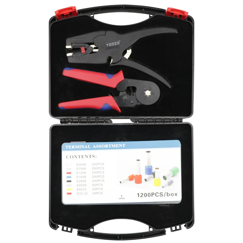 Crimping Pliers HSC8 6-6 6-4 Crimper Tools With Tubular Terminals Wire stripper Mini Portable Automatic Crimping Tool In Box Bag