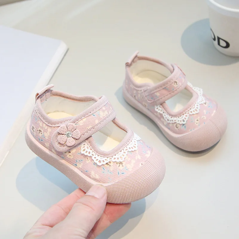 Mumoresip Baby Flat Shoes Round Toes Soft Bottom Kids Casual Shoes Toes Capped 2026 Brand New Toddler Walking Shoes Soft Sole