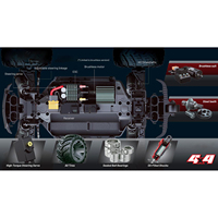 New UdiRC Off Road Vehicles Model 1/16 Remote Control UD1610S 4WD RC Monster Truck High Speed Brushless Motor ESC Car for Adult