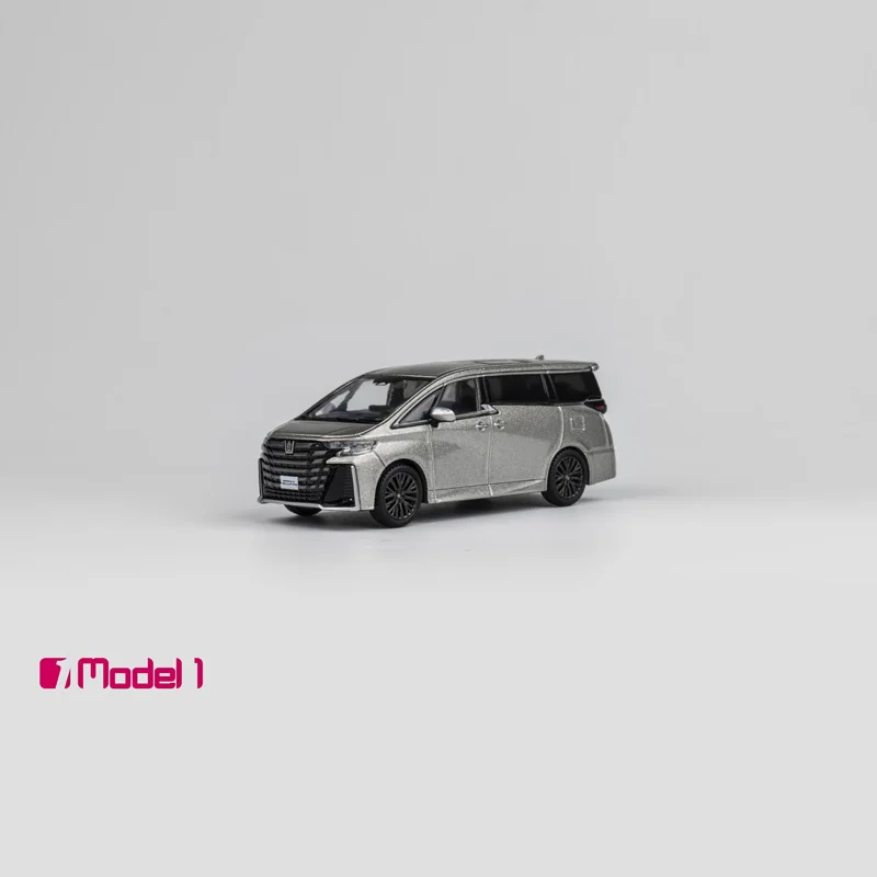 Modèle de voiture en alliage de simulation Toyota Vellfire Alphard, affichage de la pièce, cadeau d'anniversaire pour garçon, nouvelle marque, modèle 1, 1/64