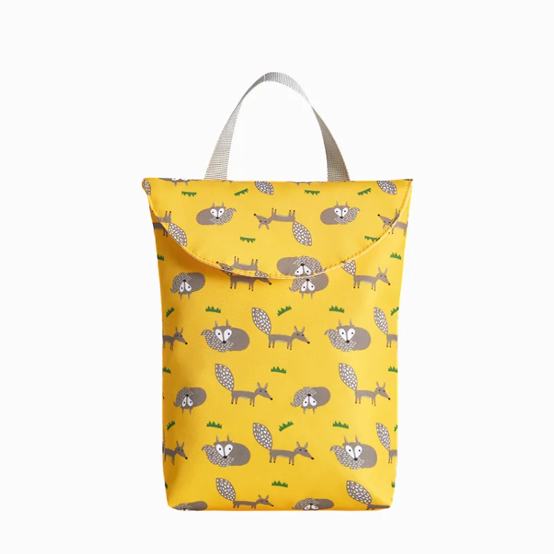 Baby Diaper Bag Multifunctional Waterproof Print Storage Bag Travel Portable Mummy Bag
