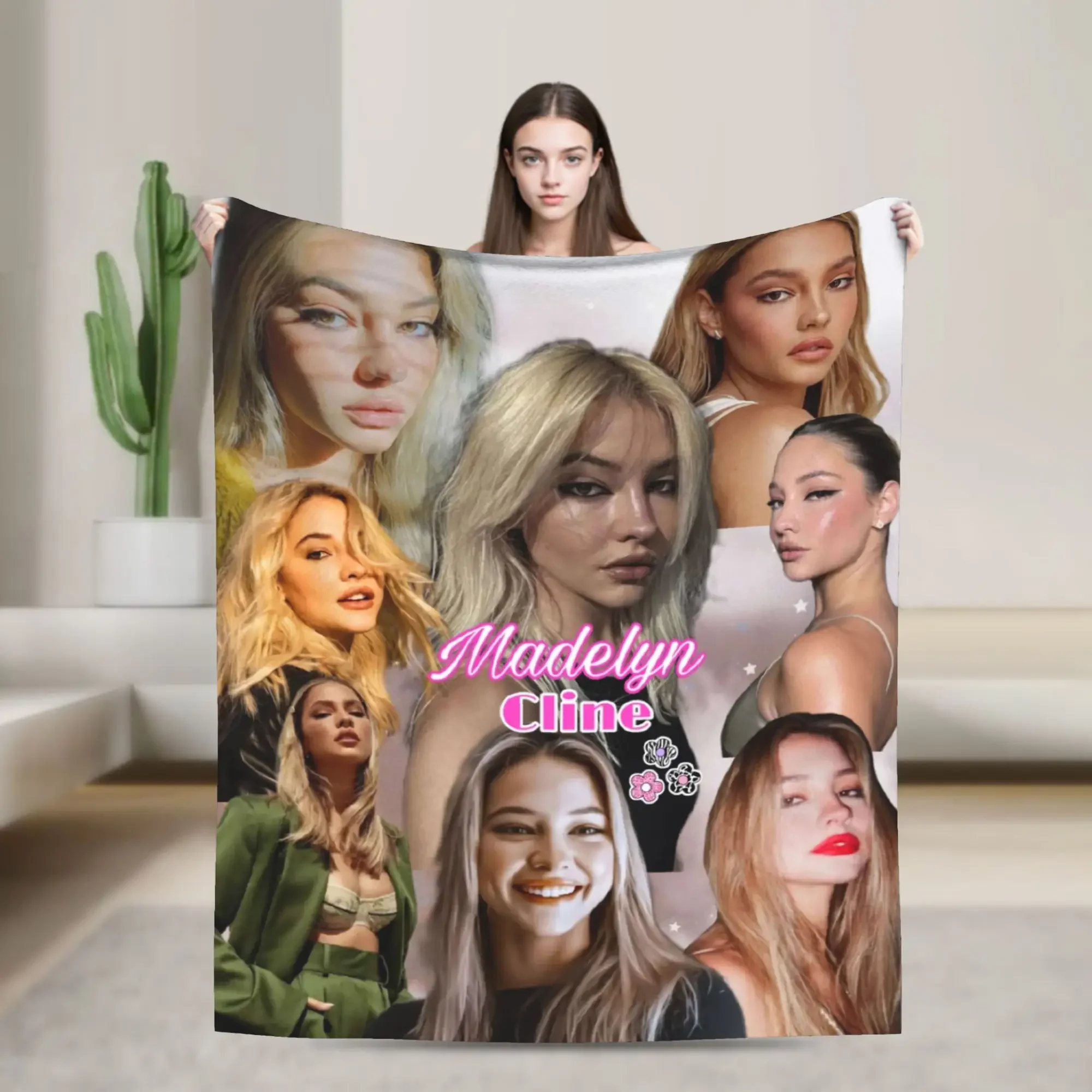 

Плед Collage Madelyn Cline: Мягкий и Уютный, для Зимы, Путешествий, Дивана, Кровати, Дома, Комфортное покрывало