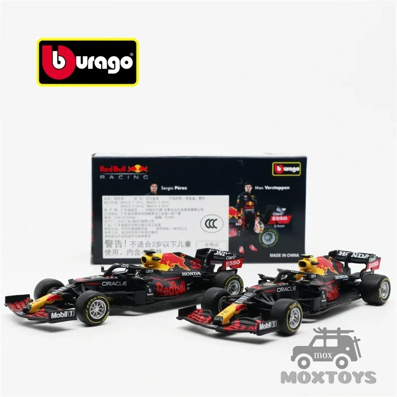 Bburago 1:43 2021 F1 Formula Racing RB RB16B #11/33 Paper Box Diecast Car