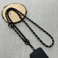 2 IN 1 Multifunctional Lanyard Adjustable Wrist Hand Crossbody Strap Neck Cord Hang Mobile Cell Phone Shoulder Chain Key Rope