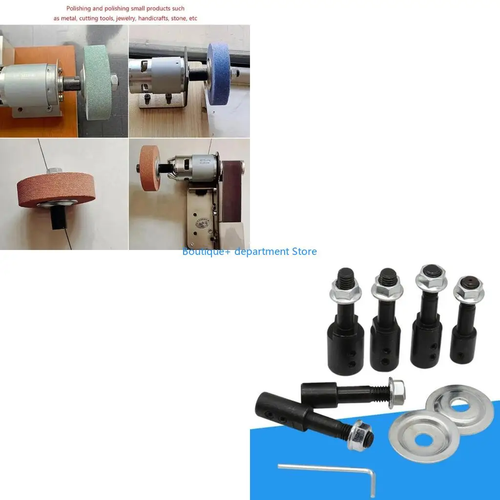 

E1PD Spindle Adapter For Grinding Polishing 5/6/8/10/12/14/16mm Shaft Motor Jewelry Buffing Connector Accessories