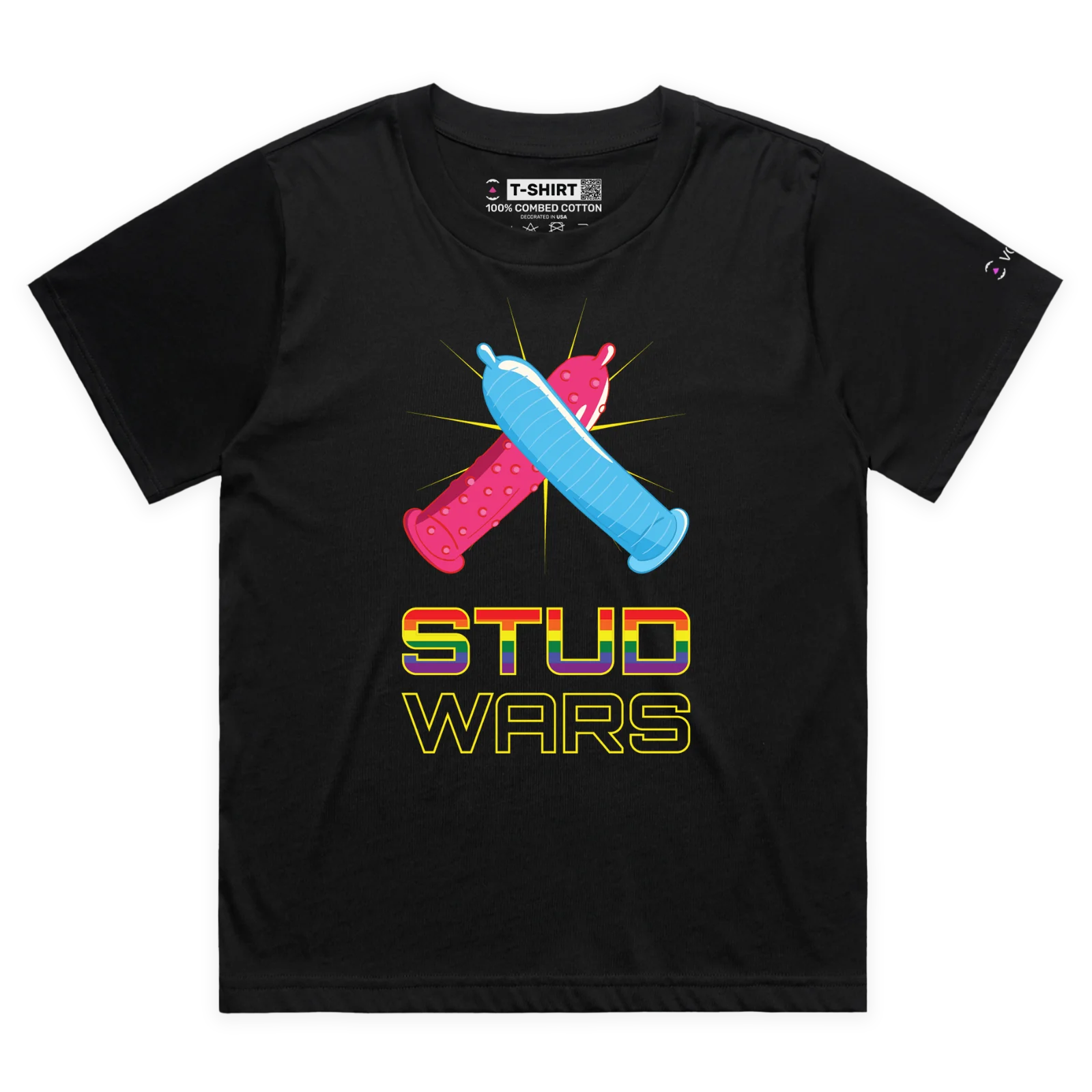 Your Stud Wars Premium T-shirt (Condom, Glowing, Contraceptive) – VOICEART