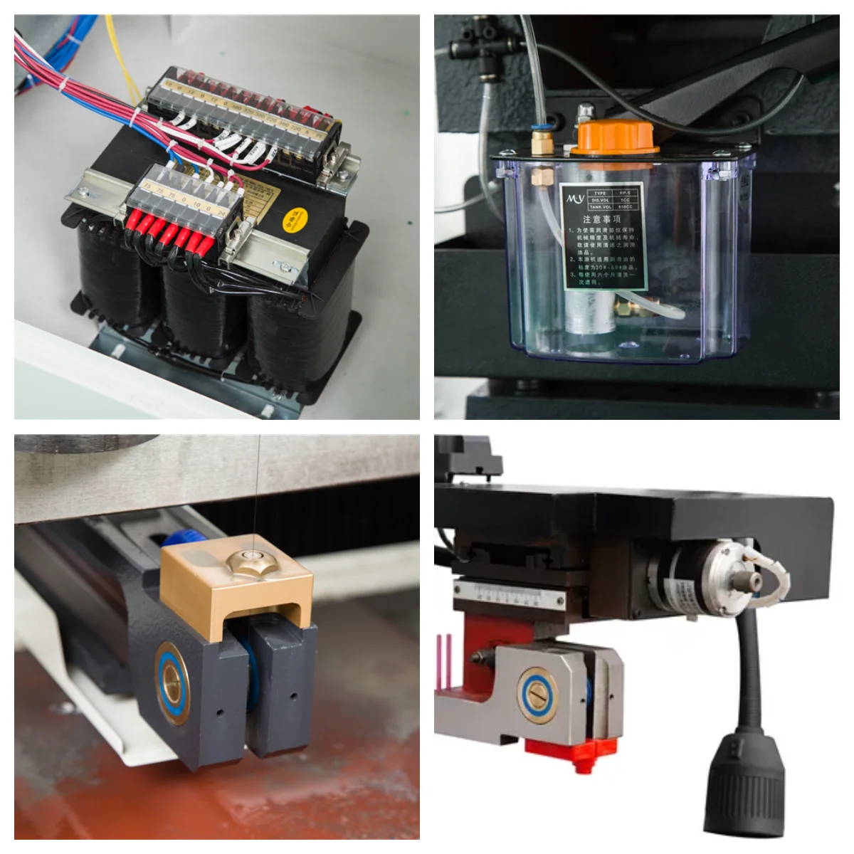 مضخة تحمل PLC آلة قطع الأسلاك EDM ذات القطع الواحد DK7745 DK7735 مع حالة جديدة باستخدام الحاسب الآلي تتميز بمحرك المكونات الأساسية