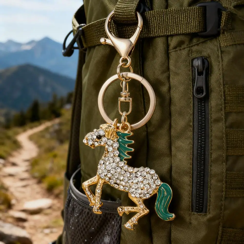 محظوظ الحصان قلادة 2026 سنة الحصان المفاتيح قلادة حسن الحظ سحر السنة الصينية الجديدة زودياك التميمة حلية حقيبة الظهر سيارة #2