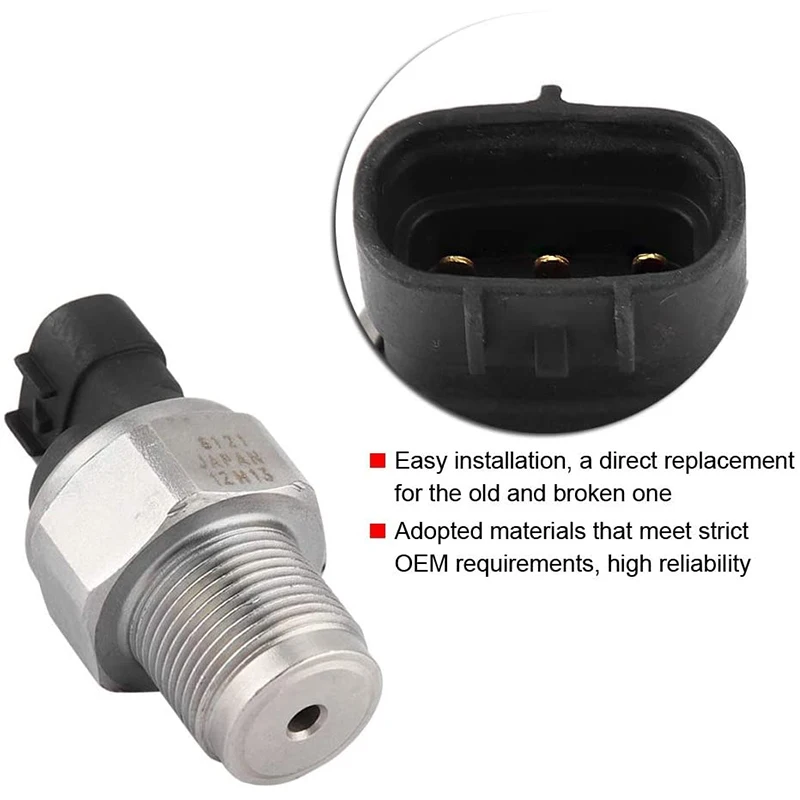 Common-Rail-Kraftstoffdrucksensor für Toyota Hilux Hiace D4D 3.0L 89458-71010 499000-6121