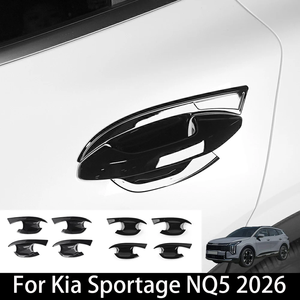 

LHD/RHD For Kia Sportage NQ5 2023-2026 Car Exterior Door Handle Bowl Cover Trim Car Chrome Decoration Exterior Accessories