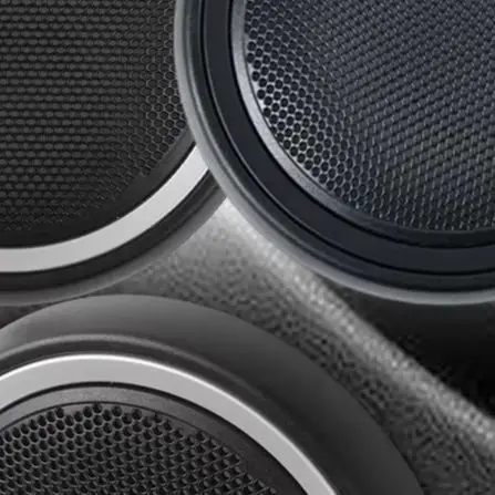 

ABS Front Door Speaker Cover Grille 51412753333 51412756567 For Mini Cooper R55 R56 R57 R58 R59 Black Electroplated