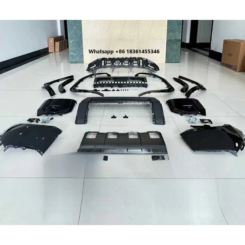 For LC250 2024+ Upgrade to VX Contain Front Bumper Eyebrow Car Body Kits LC250 Accessories