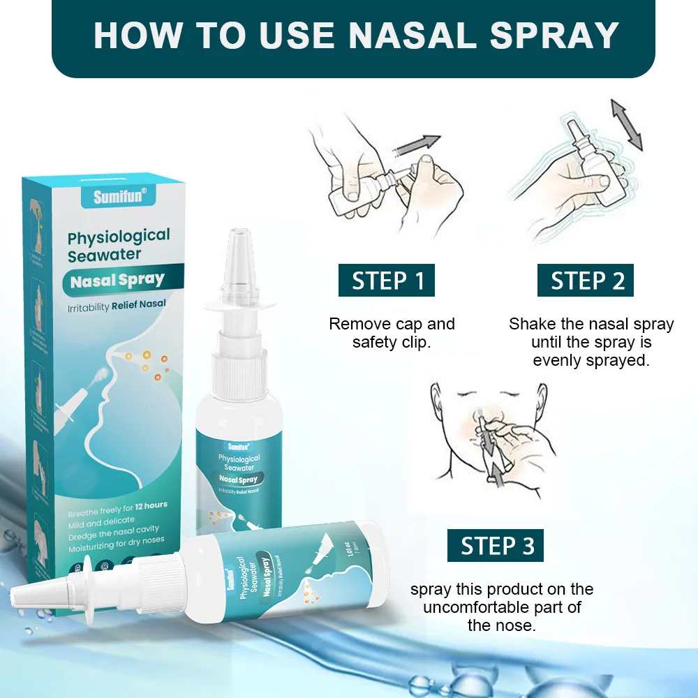 Nasal Health Liquid Nose Cleaning Relieve Discomfort Stuffy Congestion Care Gentle Irrigation Household Respiratory Maintenance