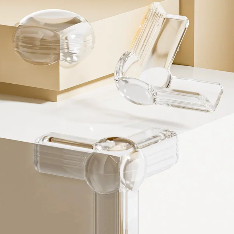 

4 шт. защитных накладок на углы стола, силиконовые противоударные защитные чехлы для углов кофейного столика, для дома