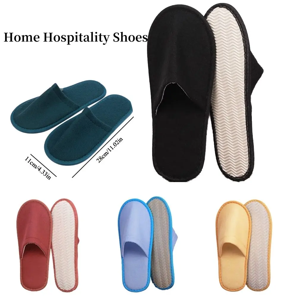 Hotel Slippers Home Shower Accessories Non-slip Hotel Slippers Bathroom Slipper Home Hospitality Shoes Guest Travel Slippers Hot