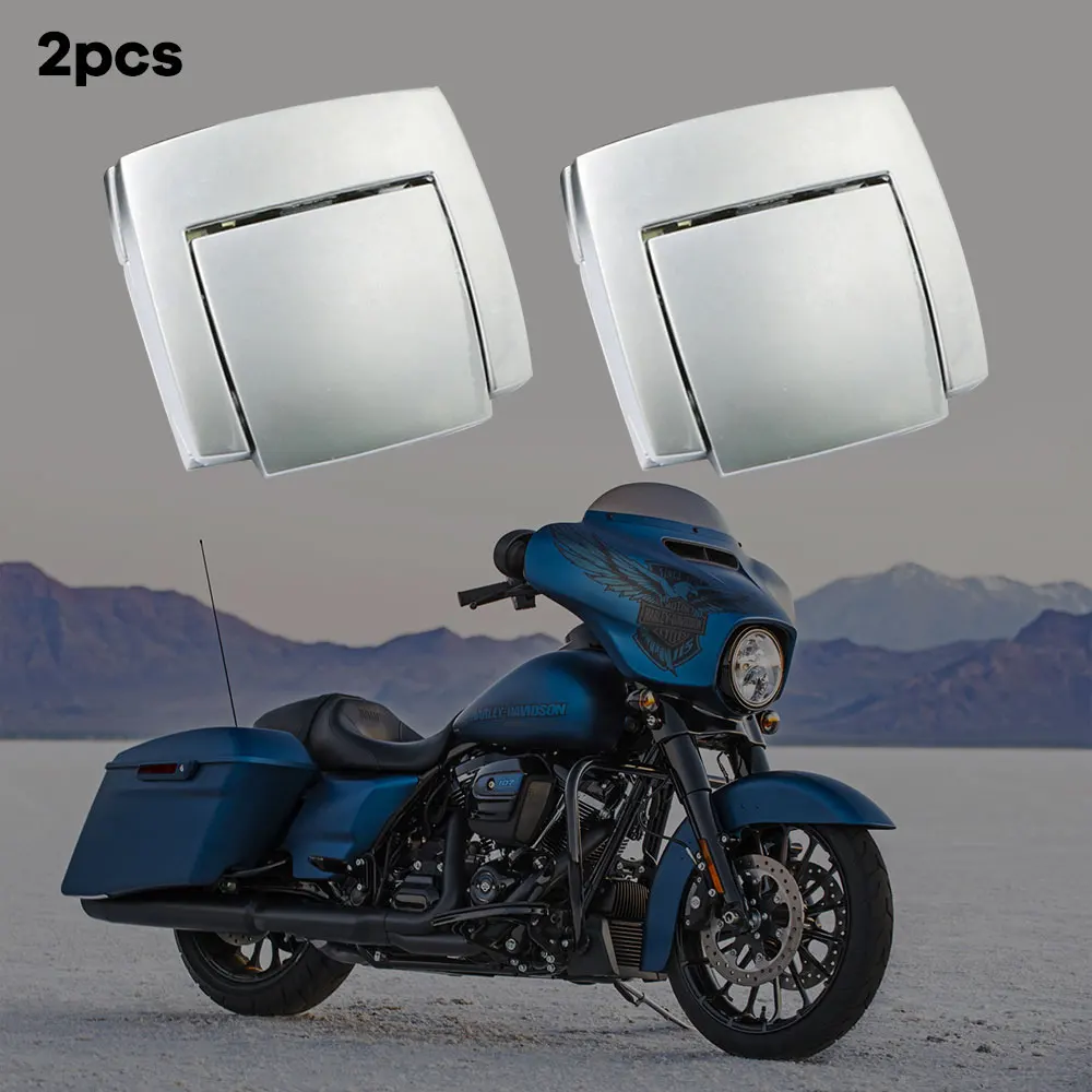 مزالج حزمة جولة الدراجة النارية من الكروم مناسبة لدراجة Harley Touring Road King Electra Glide Road Glide 1980-2013 2009 2010 2011 2012 #2