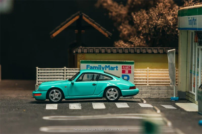 

Предпродажа Tarmac Works 1:64 Carrera RS Mint Green, литая под давлением модель автомобиля, коллекция миниатюрных моделей