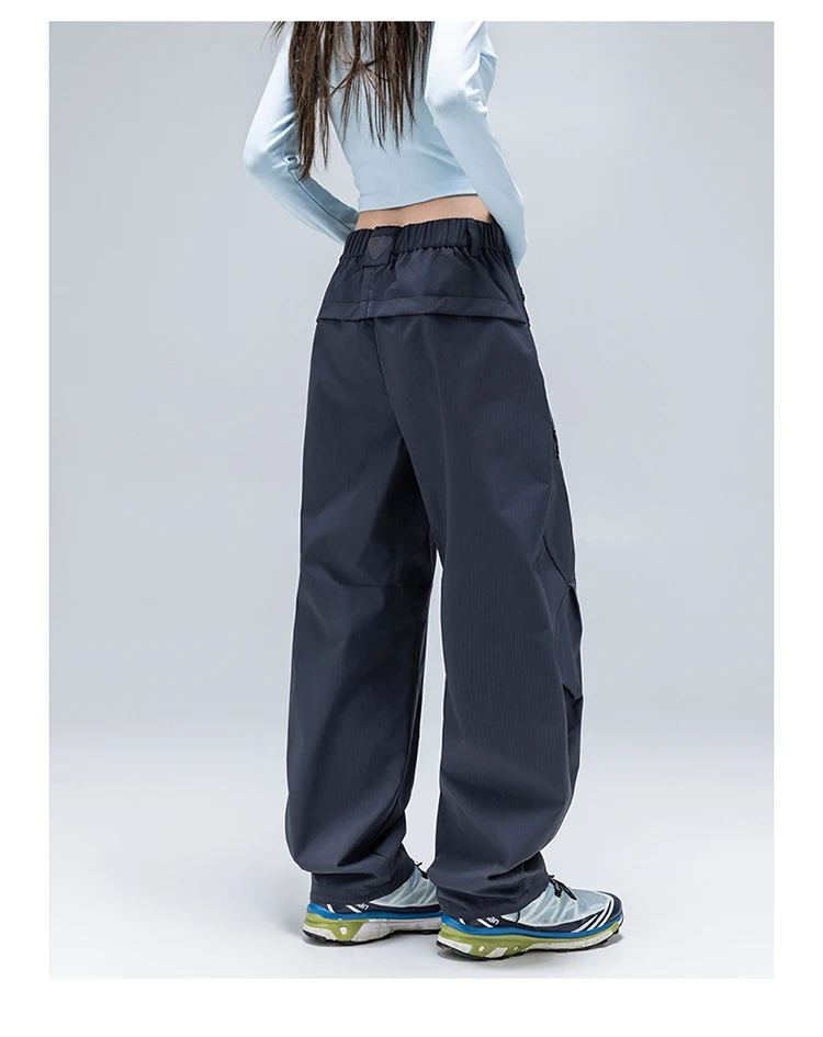 Outdoor Teflon Wasserdichte Cargohose - Unisex Amerikanischer Workwear-Stil Gerade Passform Wanderhose für den Herbst – Detail 18