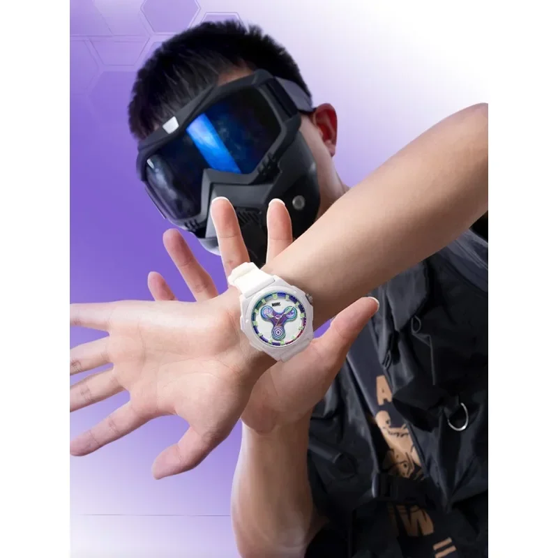 Disney Joint Animation Mechanical Wind Student Waterproof Luminous Watch