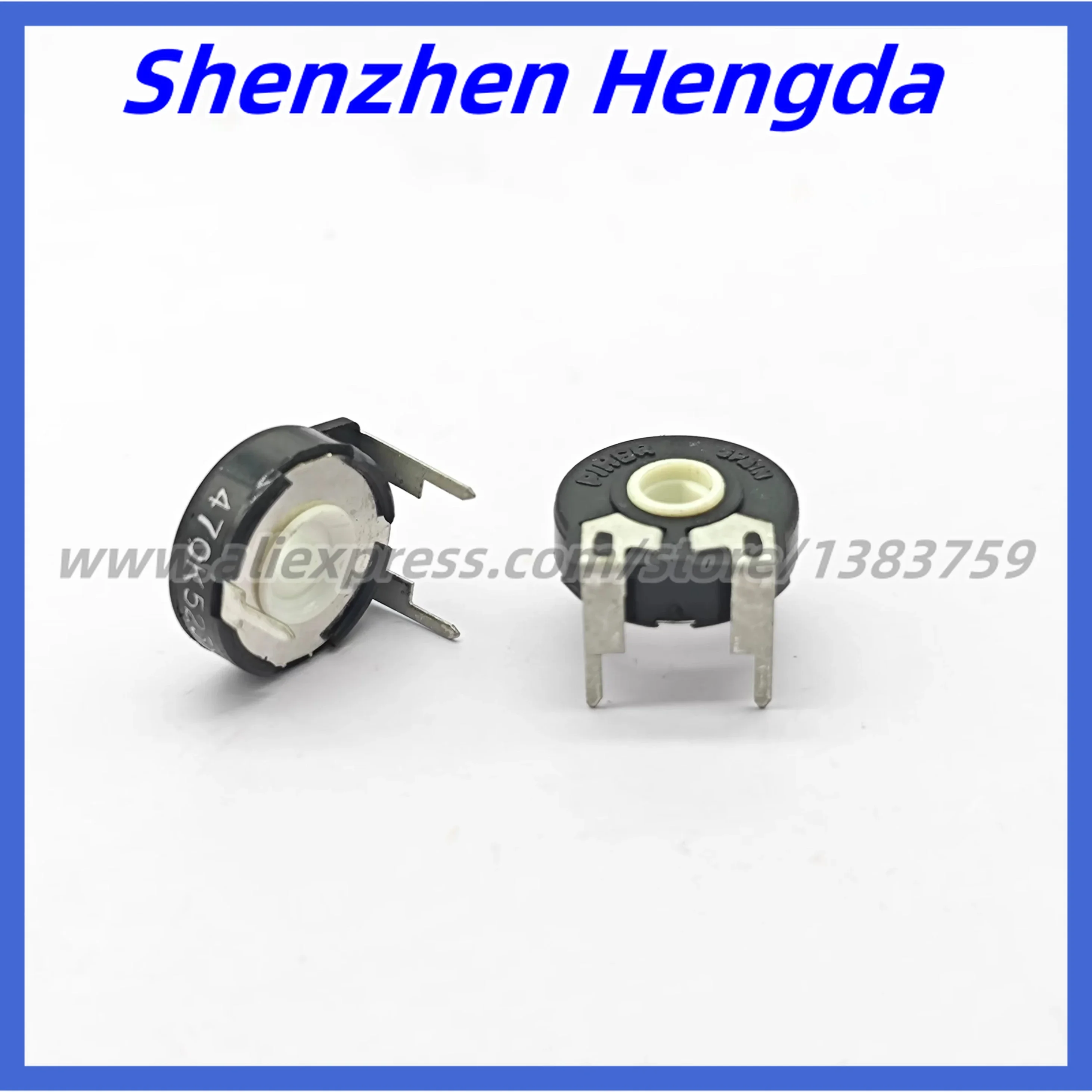 2PCS Potentiometer PT15 500R 1K 2K 2.5K 5K 10K 25K 50K 100K 220K 250K 470K 500K 1M 5M 10M Elliptical Hole Horizontal Adjustable