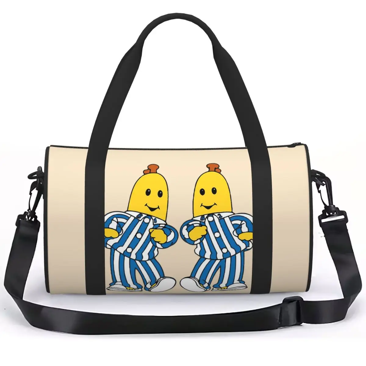 Bananas In Pyjamas Best Friend Luggage Bag Large Capacity Duffle Tote Bag Handbags Gym Bags Fitness Bag for Boys Girls