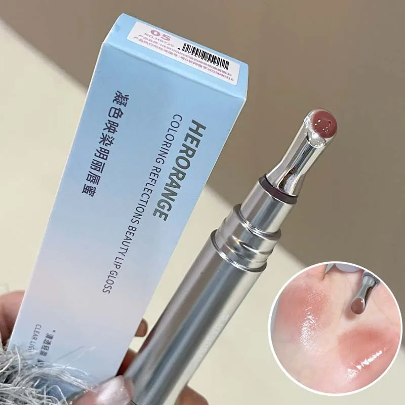 HERORANGE Spiegelachtige lipgloss, langdurig hydraterende lipgloss, geschikt voor alle huidtypen, Valentijnsdag cadeau, verjaardagscadeau