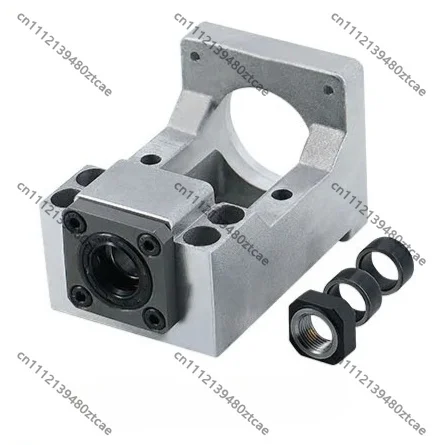 aluminum-integrated-motor-bearing-support-bracket-for-12-15mm-ball-screw-fit-nema23-nema24-stepper-servo-motor-cnc-parts
