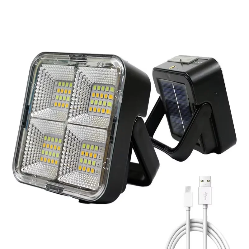 

Led solar projection lamp outdoor emergency charging lamp multifunctional portable rechargeable flashlight maintenance lamp