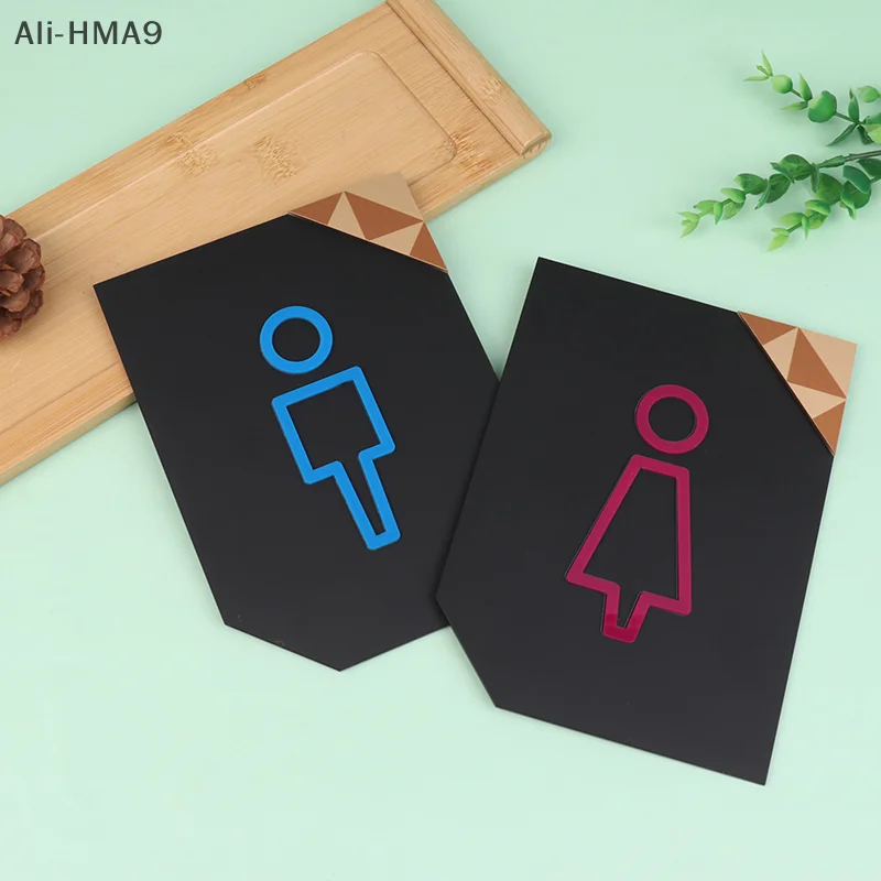 الحمام تعليمات علامة مرحاض لافتات مرحاض الجدار ملصق فندق مطعم متجر عام لافتات المرحاض #5