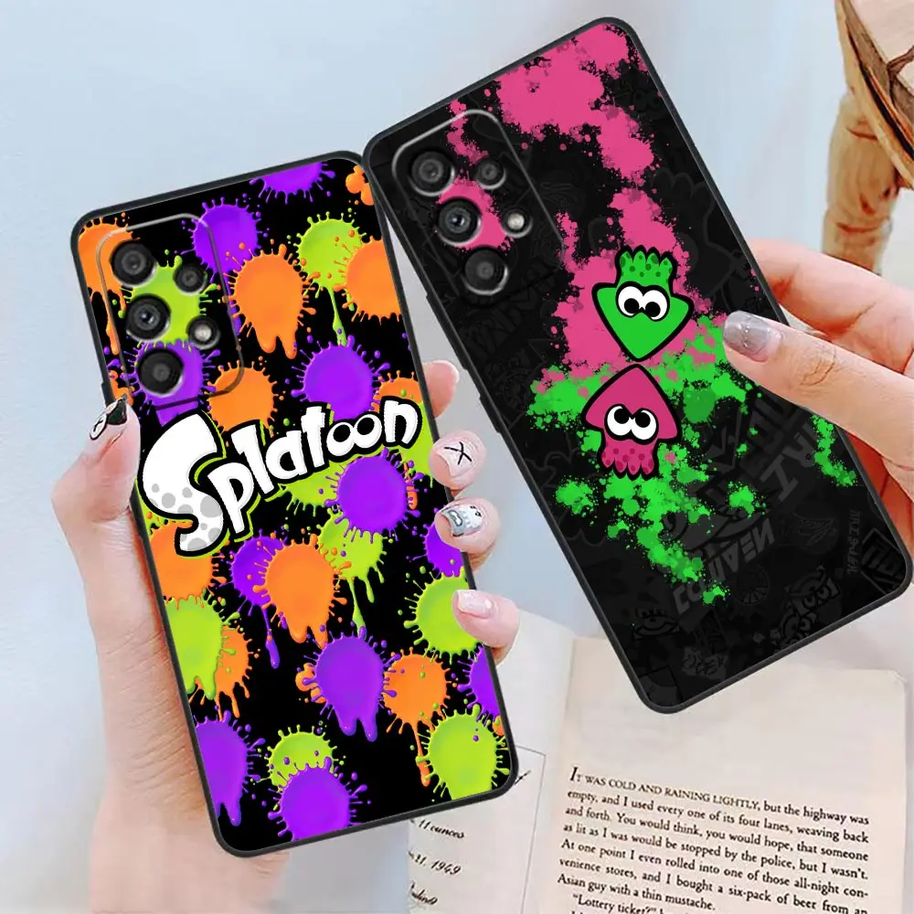 Phone Funda Case For Samsung Galaxy A90 A80 A73 A71 A70 A53 A52 A50 A42 A33 A32 A23 A22 A21S A14 A10 Case HOT Game S-Splatoon