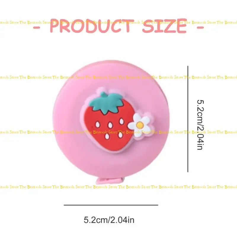12PF MultiFunctional 150cm Mini Retractable Tape Measure Compactly Round Designs for Precise Measurements in DIY Projects