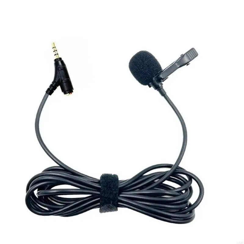 Microfono a clip del colletto U2JE Lavalier Microfono con 3,5 mm registrazione uditiva chiara
