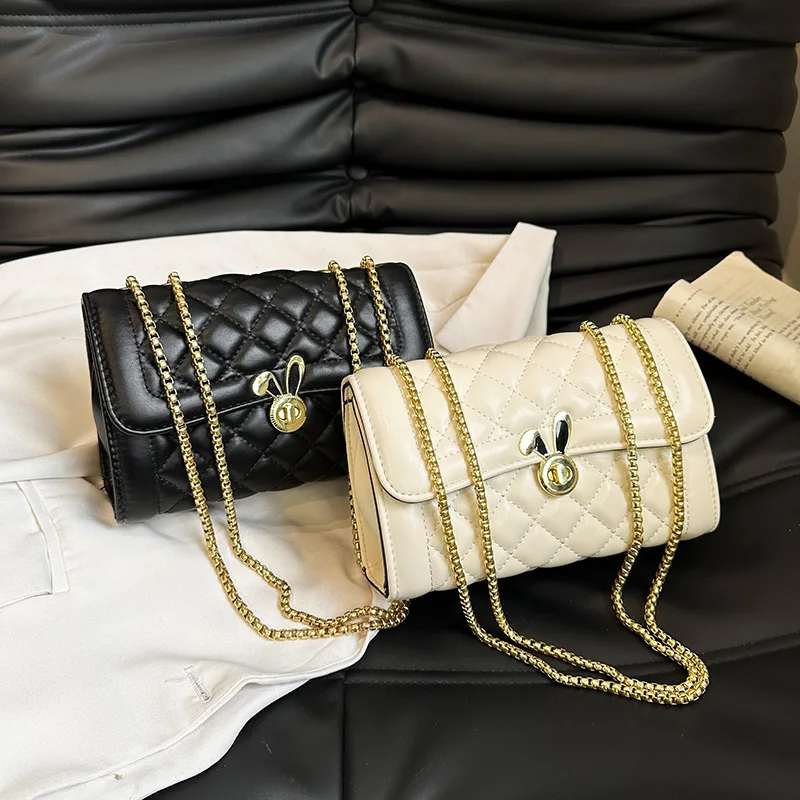 

Trendy New Women's Commute To Work Fashionable Versatile Small Square Bag Niche High-end Single Shoulder Messenger Bag