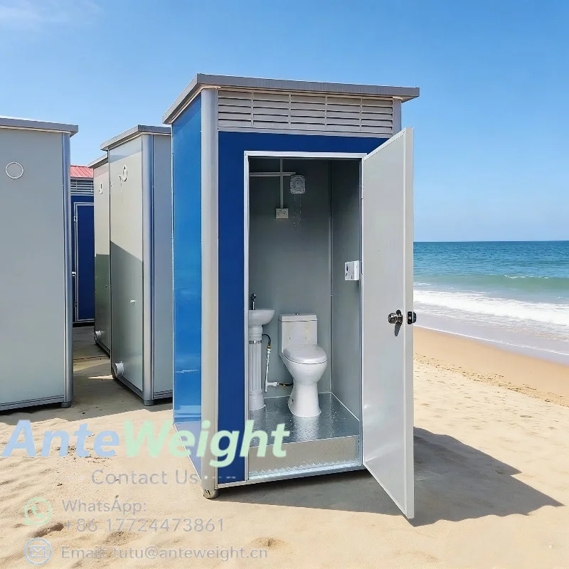 Portable Toilet Units Modern Design for Outdoor Use