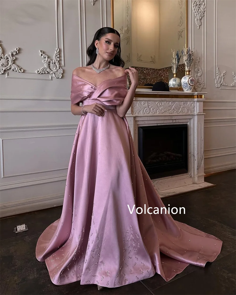 Длинные платья трапециевидной формы с открытыми плечами и блестками по индивидуальному заказу, вечерние, вечерние, с блестками