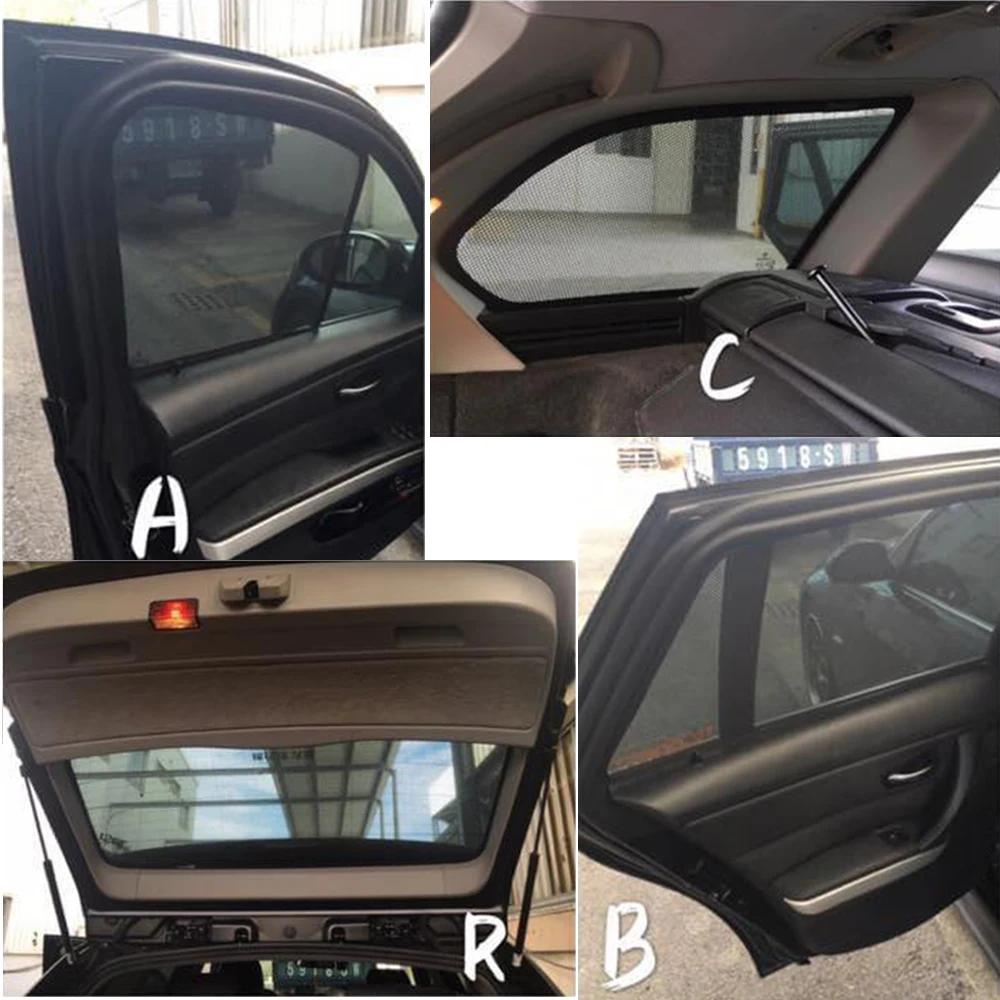 

For BMW 3 series Touring E91 2005-2010 2011 2012 Car Sunshade Magnetic Front Rear Windshield Curtain Side Window Sun Shade Visor