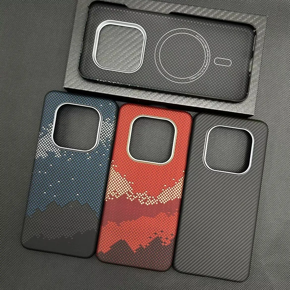 

Applicable to Honor GT Pro phone case, Kevlar magnetic carbon fiber protective cover